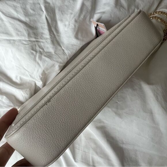 Rebecca Minkoff Love Too Leather Crossbody Bag in Cream NEW MSRP $298 (flawed) - Picture 5 of 9